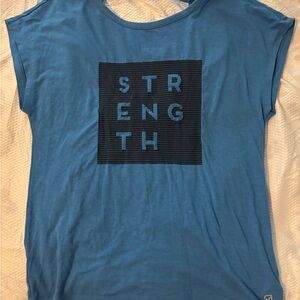 Blue Graphic Women's Top